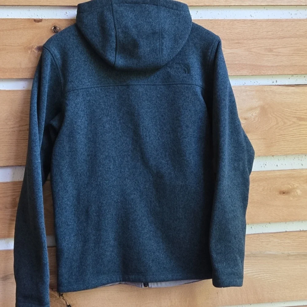 The North Face Dark Green Fleece Zip-Up Hoodie‎ Sz. S Jacket